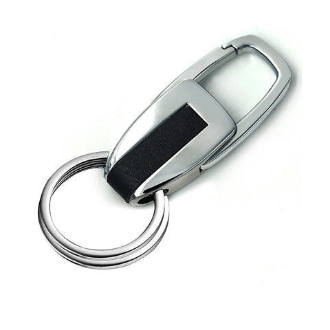 Car Keychain Men and Ladies Leather Waist Hanging Key Chain Metal Key Ring Key Holder