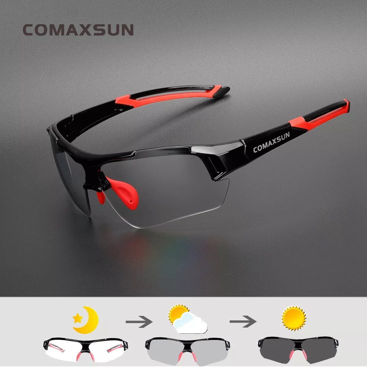 Professional Photochromic Polarized Cycling Glasses Bike Goggles MTB Sports Bicycle Sunglasses Myopia Frame UV 400