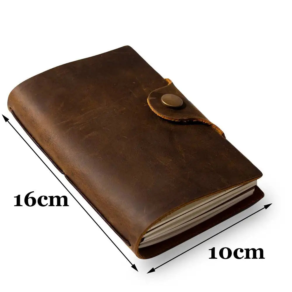 Blank Diaries Journals notebook note book GENUINE LEATHER death note cover sketchbook mini bullet