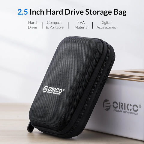 2.5 Inch HDD Box Bag Case Portable Hard Drive Bag for External Portable