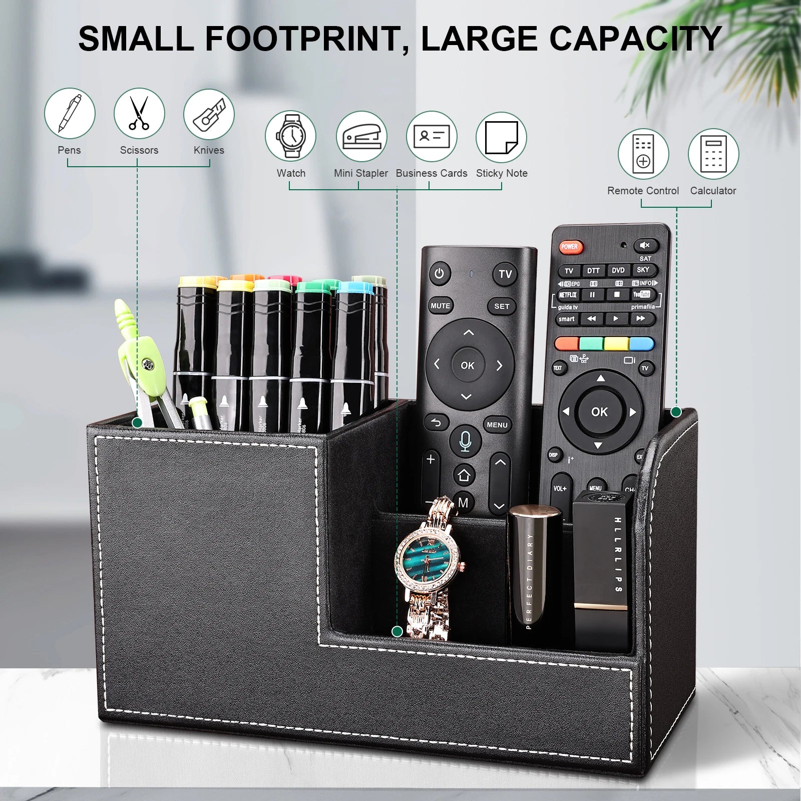 Multi-Functional Stationery Pencil Holder Office Accessories Desk Organizer